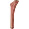 Ekena Millwork 2 1/4"W x 7"D x 14"H Stockport Wood Vintage Decor Bracket, Salvage Red BKTWD02X07X14STRD - alternate 1